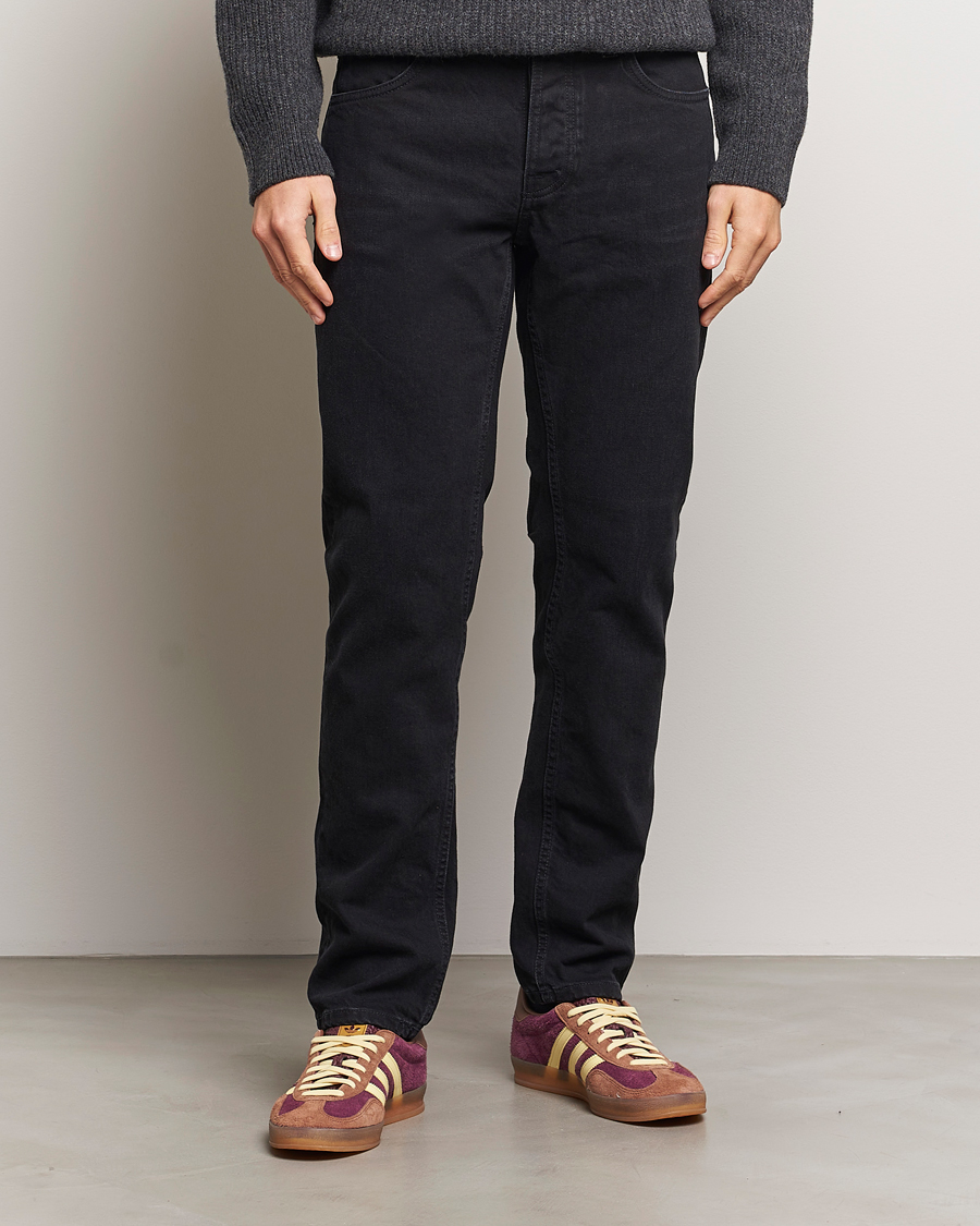 Herren | Jeans | Nudie Jeans | Solid Ollie Jeans Black Steel