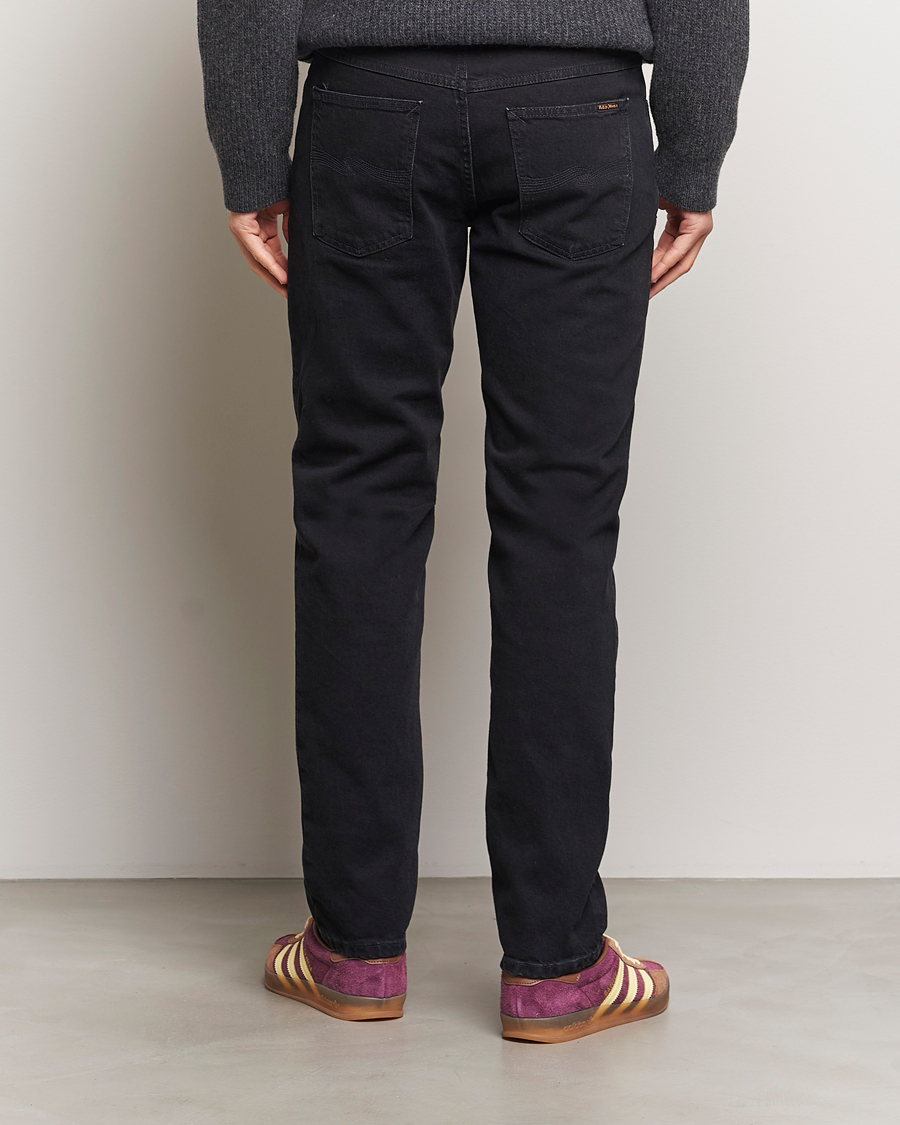 Herren | Jeans | Nudie Jeans | Solid Ollie Jeans Black Steel