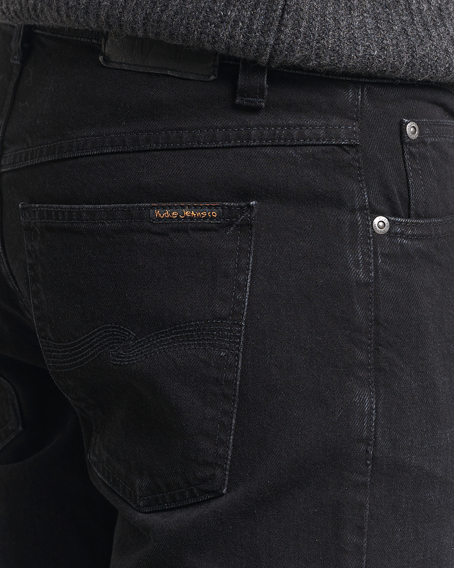Herren | Jeans | Nudie Jeans | Solid Ollie Jeans Black Steel