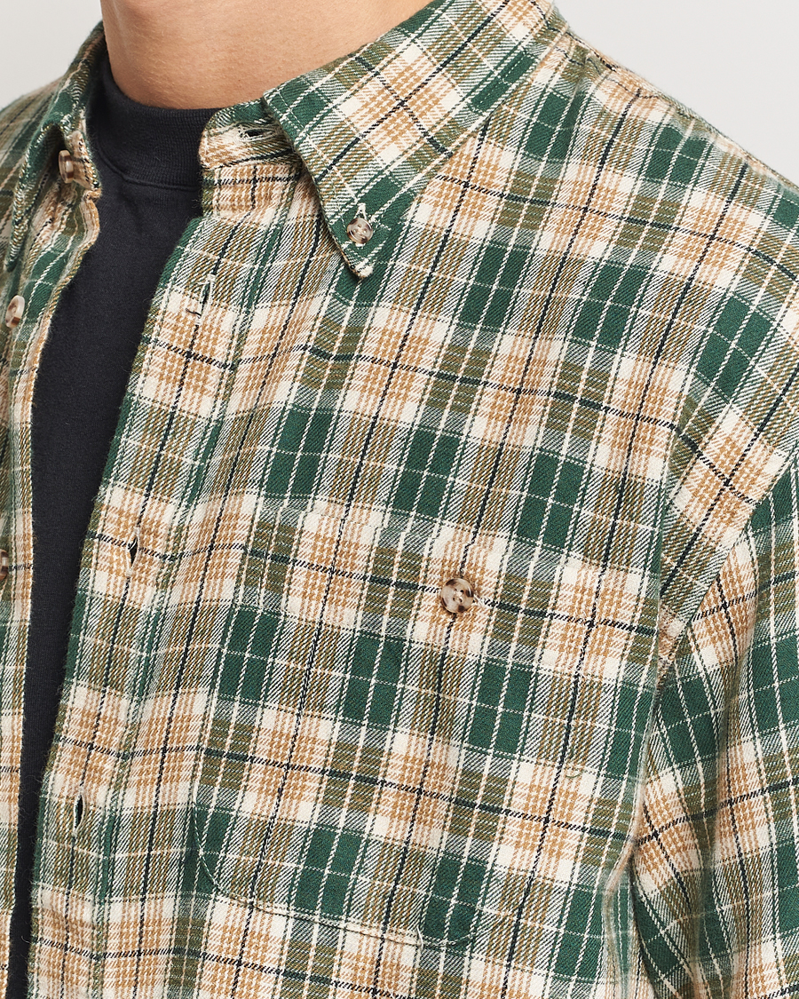 Herren | Hemden | Nudie Jeans | Julian Checked Farmers Shirt Racing Green
