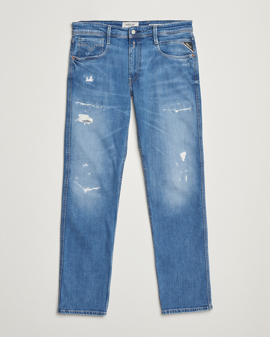 Herren | Jeans | Replay | Anbass Stretch Jeans Medium Blue