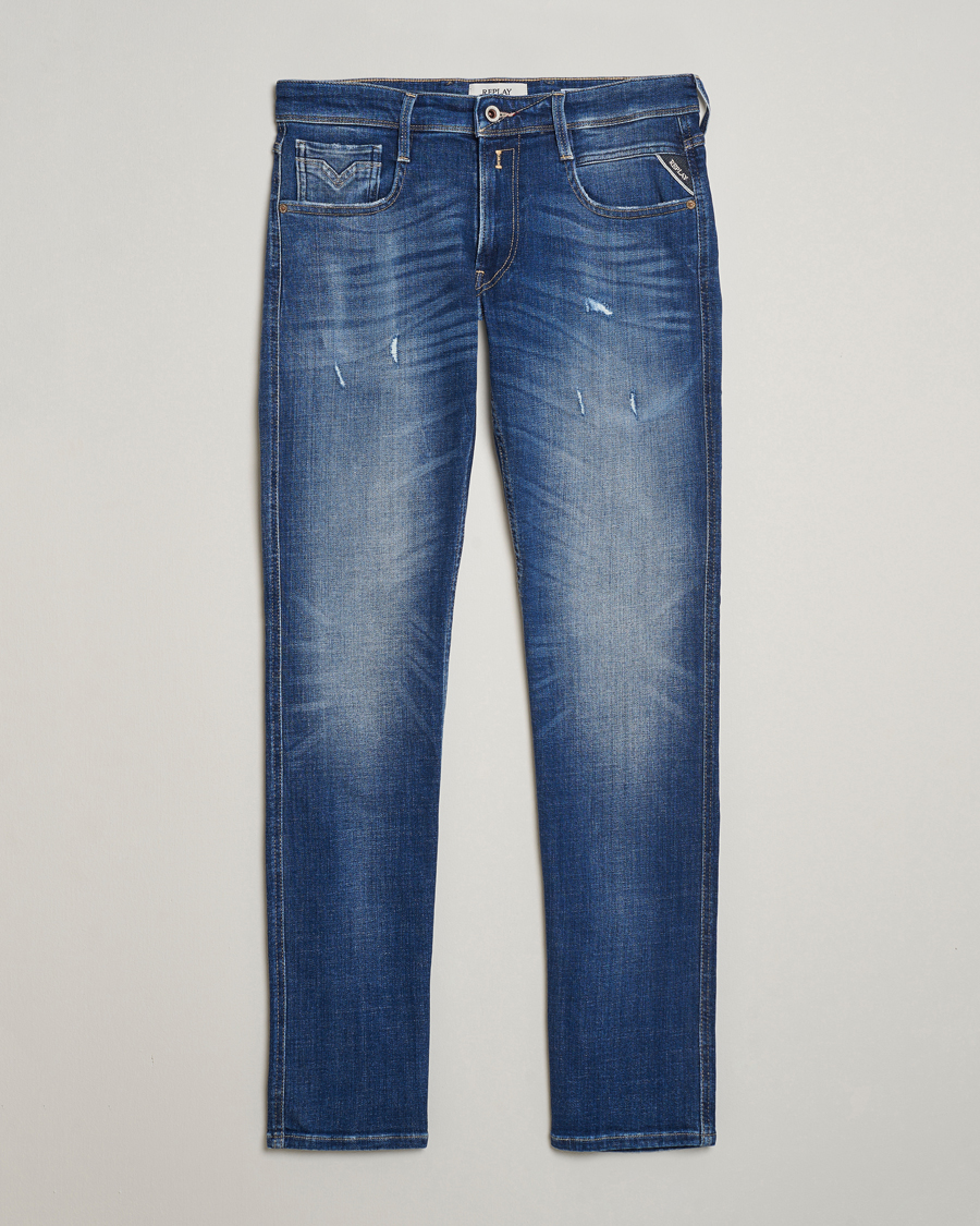Herren | Jeans | Replay | Anbass Stretch Jeans Medium Blue