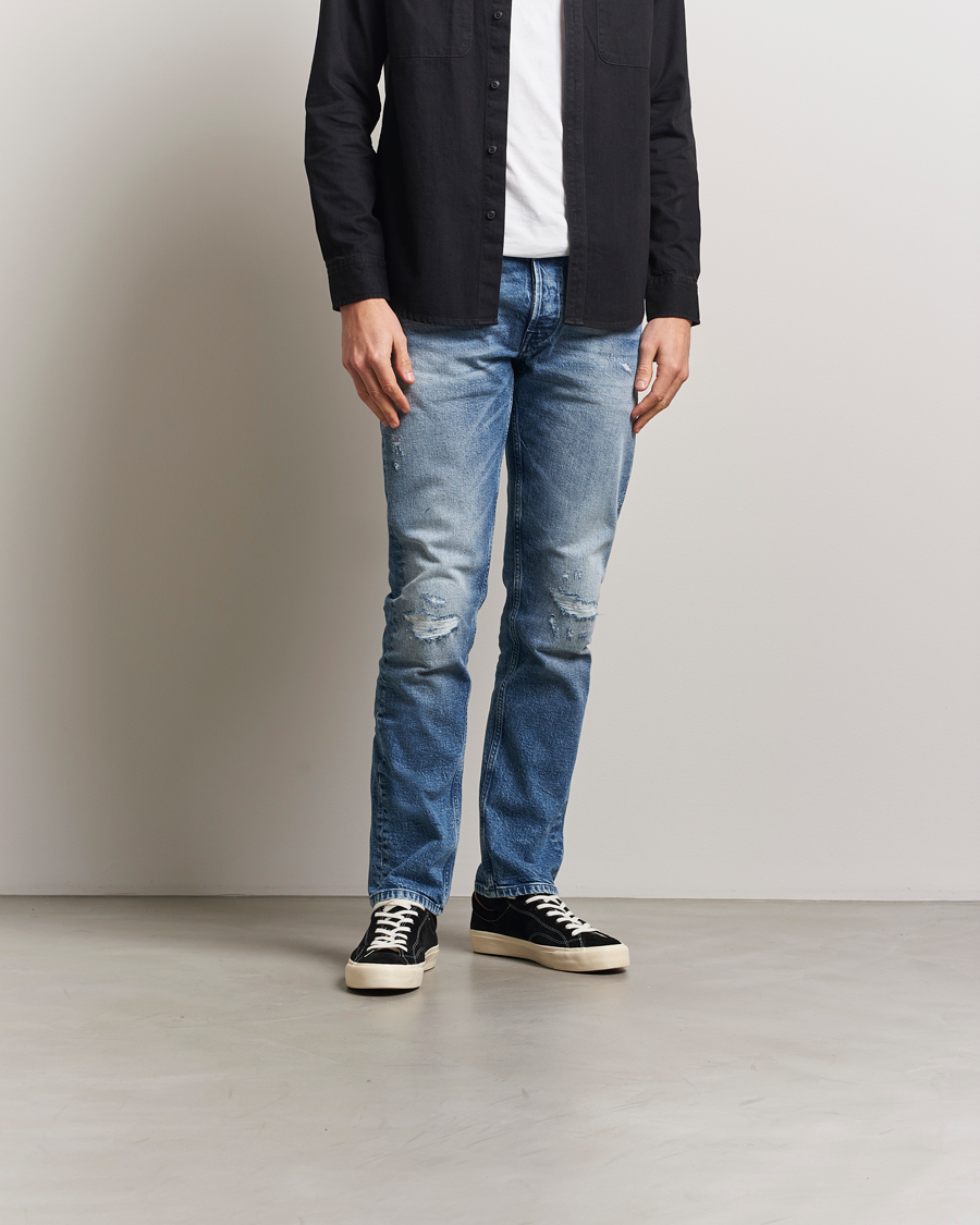 Herren | Jeans | Replay | Grover Straight Fit Original Jeans Medium Blue