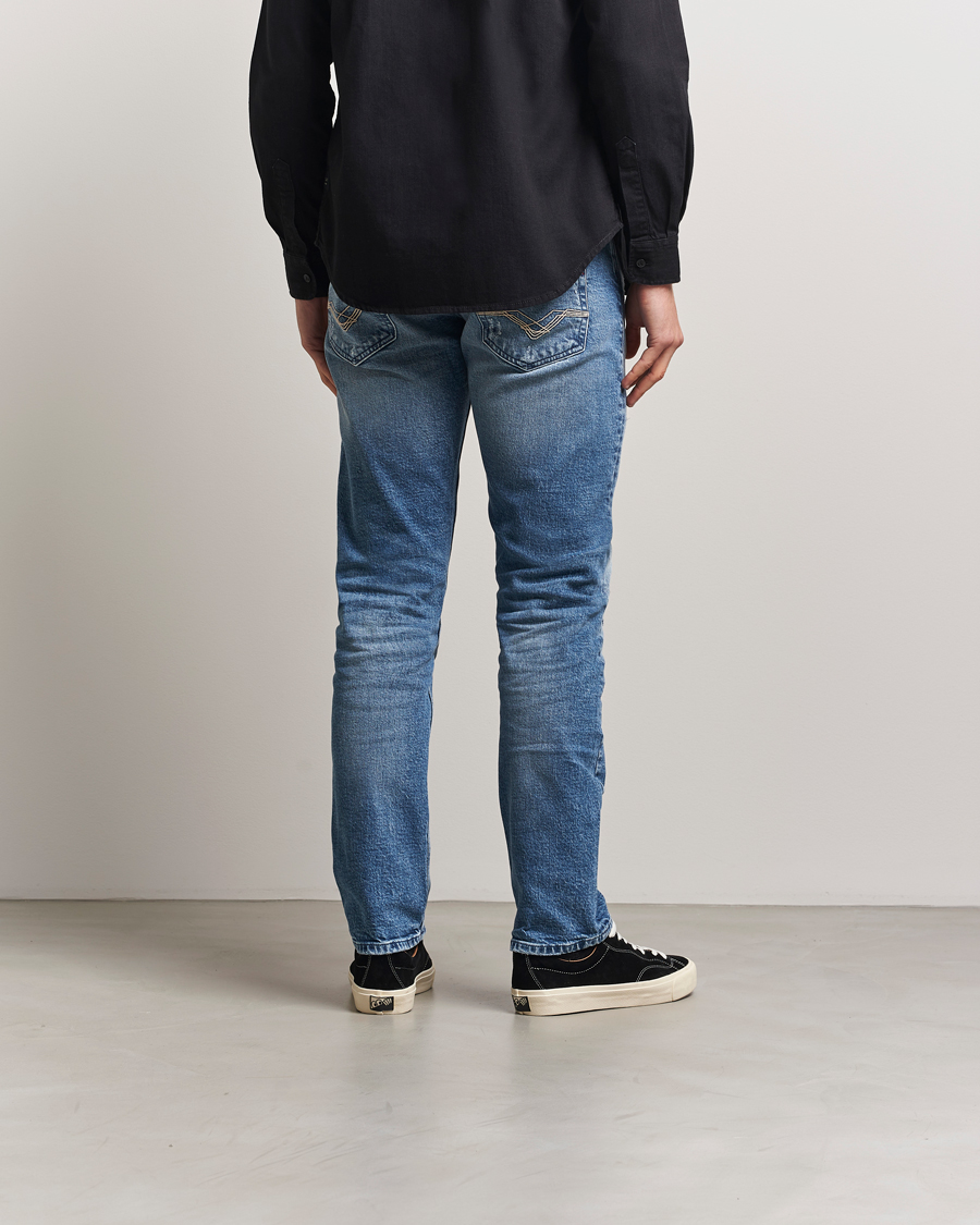 Herren | Jeans | Replay | Grover Straight Fit Original Jeans Medium Blue