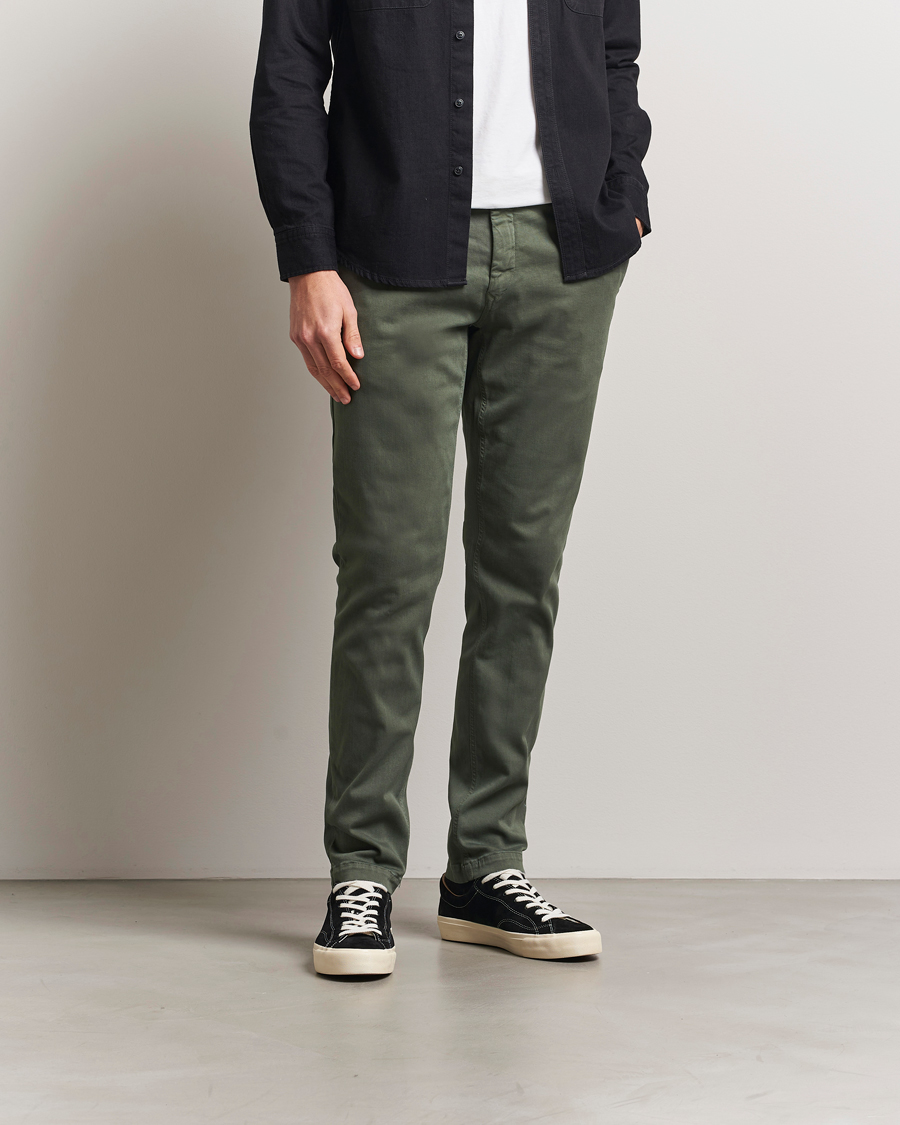 Herren | Hosen | Replay | Benni Hyperflex X-Lite Chinos Dark Green