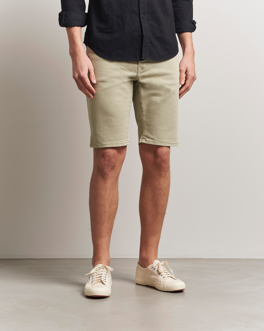Herren | Shorts | Replay | RBJ981 Stretch Denim Shorts Oatmeal