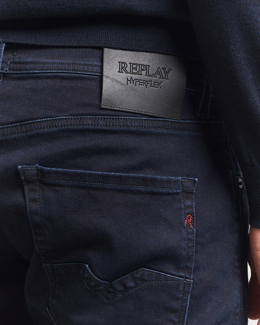 Herren | Jeans | Replay | Rocco Comfort Fit Hyperflex Jeans Blue Black
