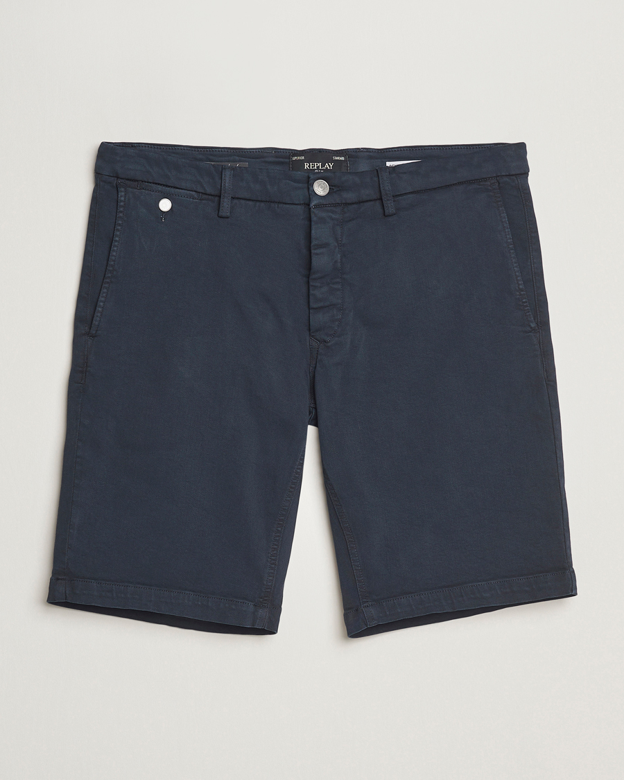Herren | Shorts | Replay | Benni Hyperflex Shorts Navy