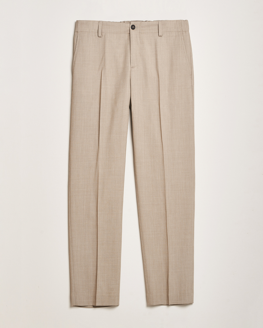Herren | Hosen | Filippa K | Tailored Twill Drawstring Trousers Sage Melange