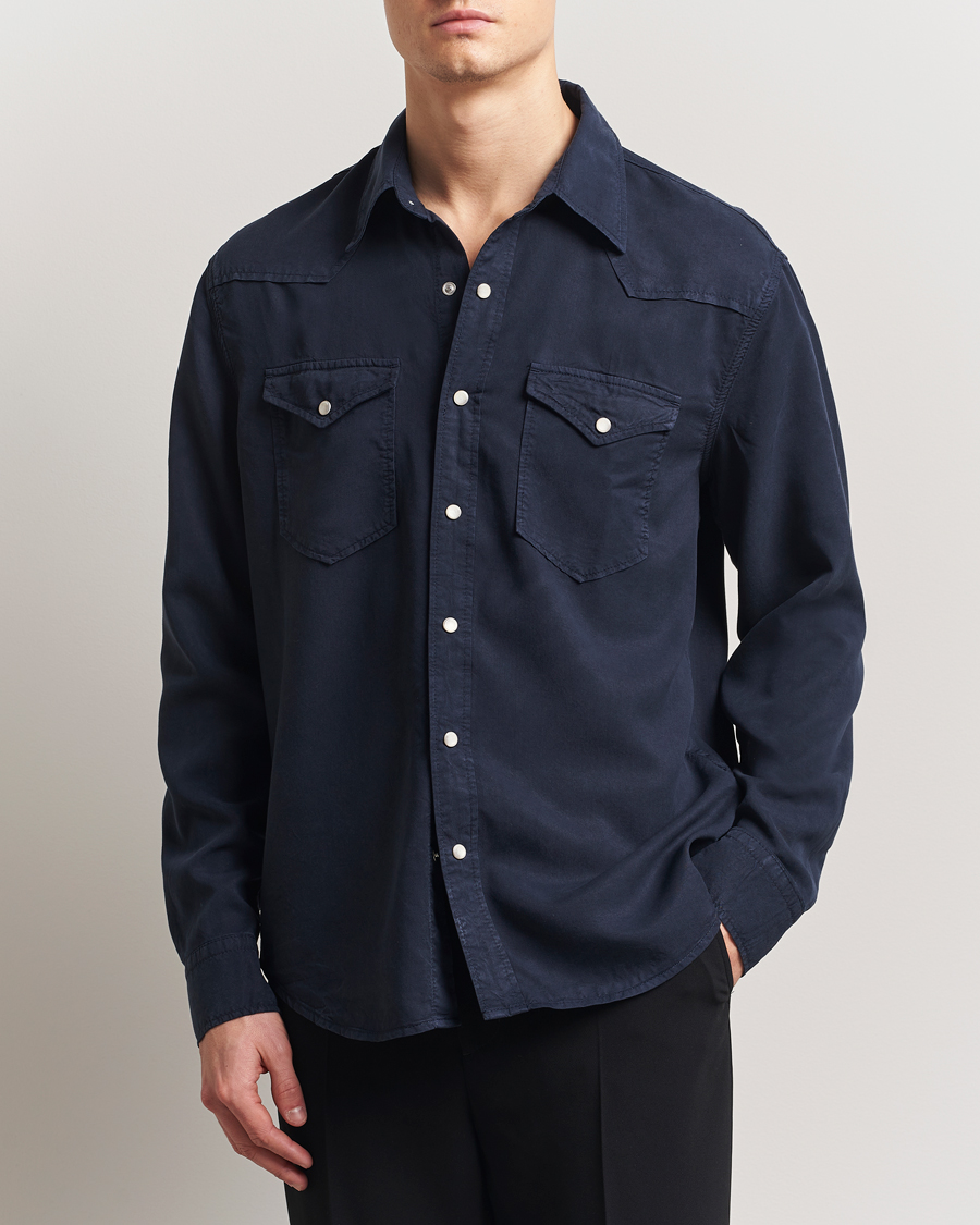 Herren | Hemden | Filippa K | Western Shirt Navy