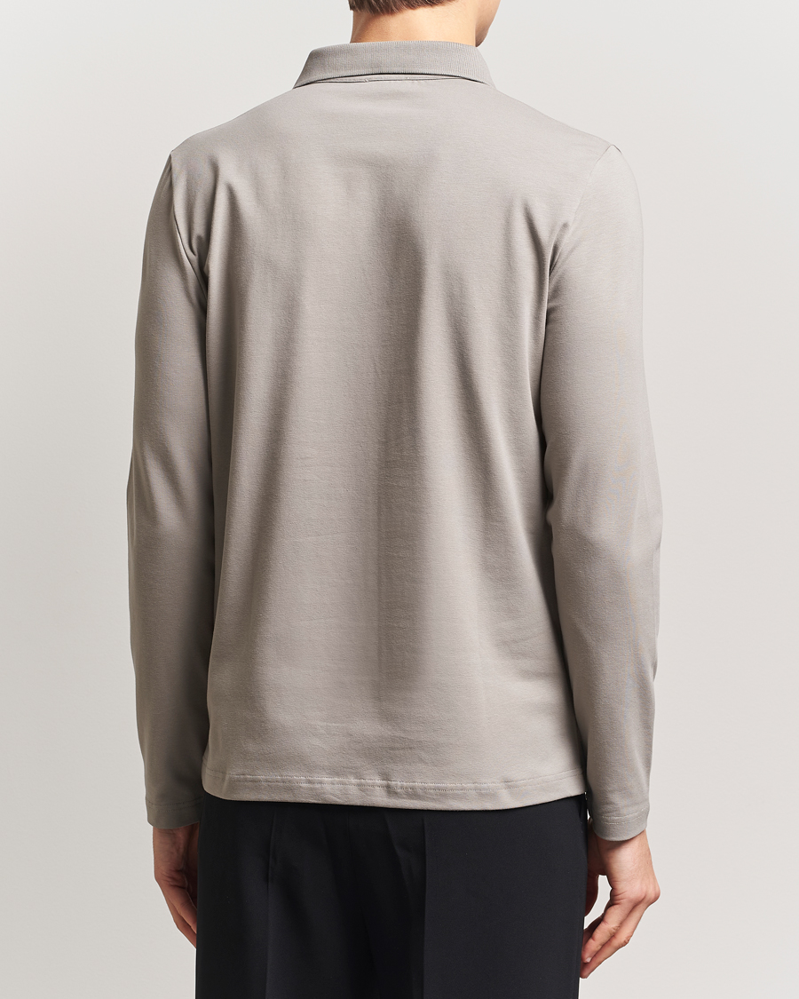 Herren | Poloshirts | Filippa K | Luke Stretch Polo Shirt Dove Grey