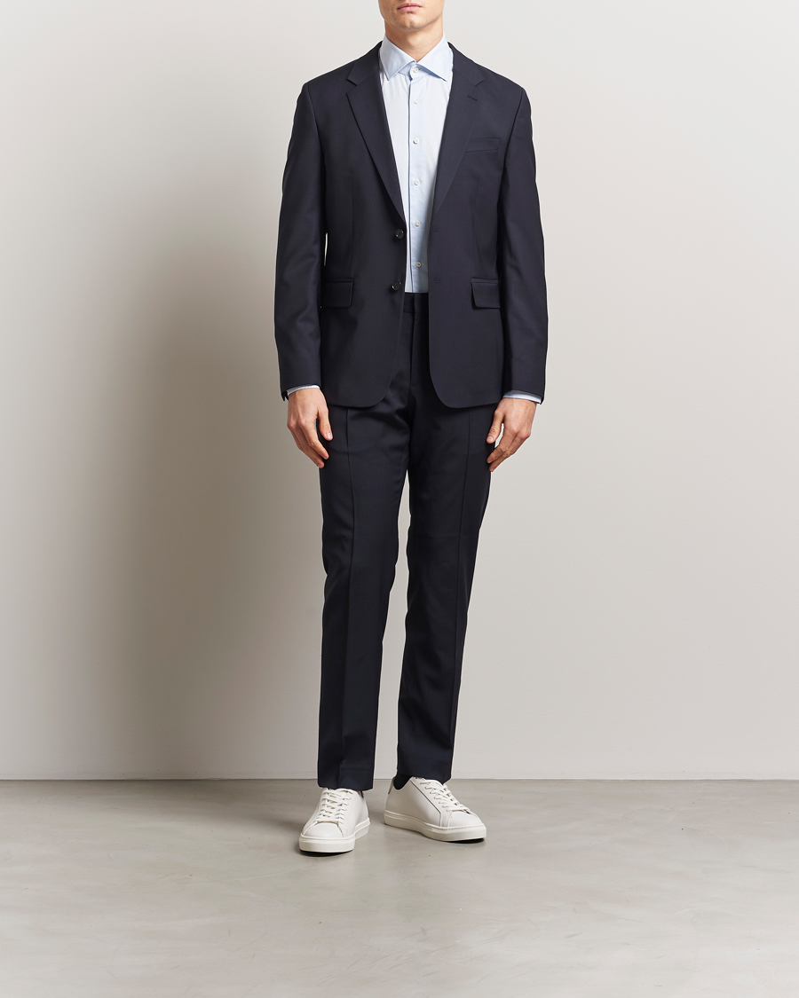 Herren | Sakkos | Filippa K | Slim Wool Blazer Dark Navy