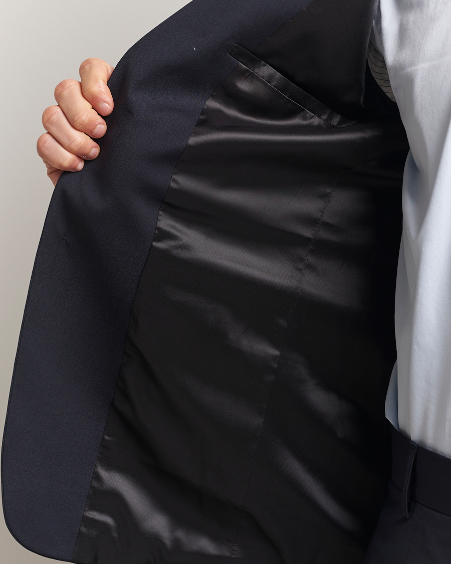 Herren | Sakkos | Filippa K | Slim Wool Blazer Dark Navy