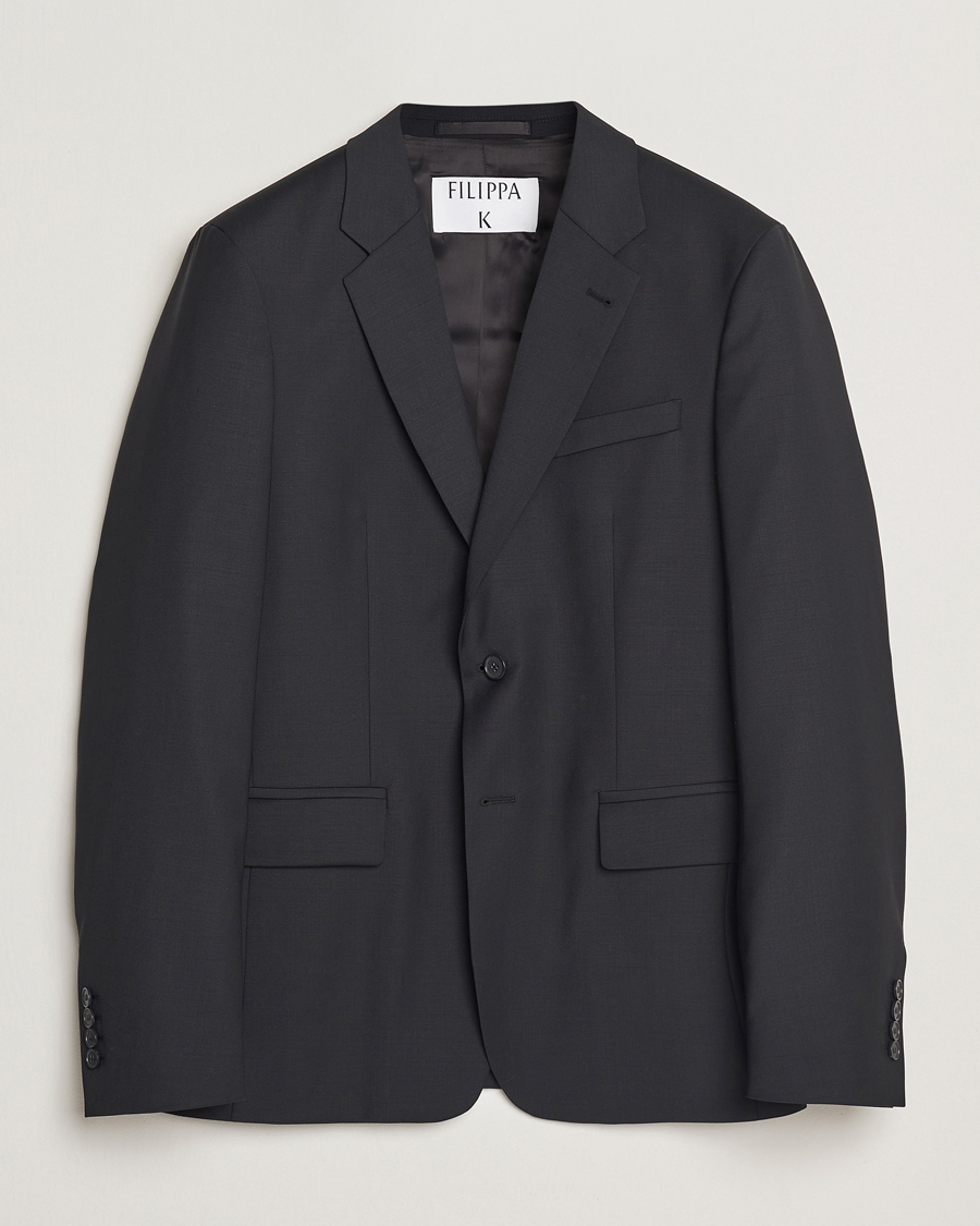 Filippa K Slim Wool Blazer Black bei Care of Carl
