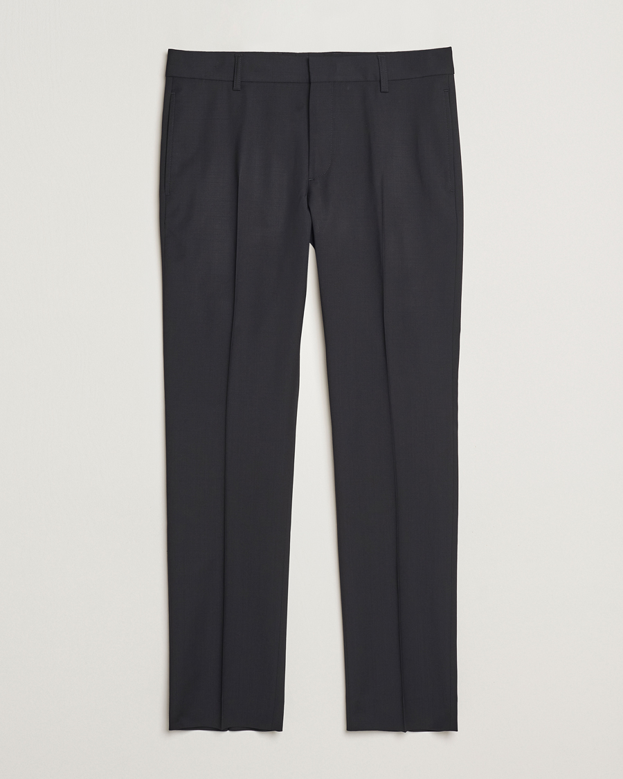 Herren | Hosen | Filippa K | Slim Wool Trousers Black