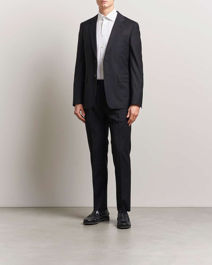 Herren | Hosen | Filippa K | Slim Wool Trousers Black