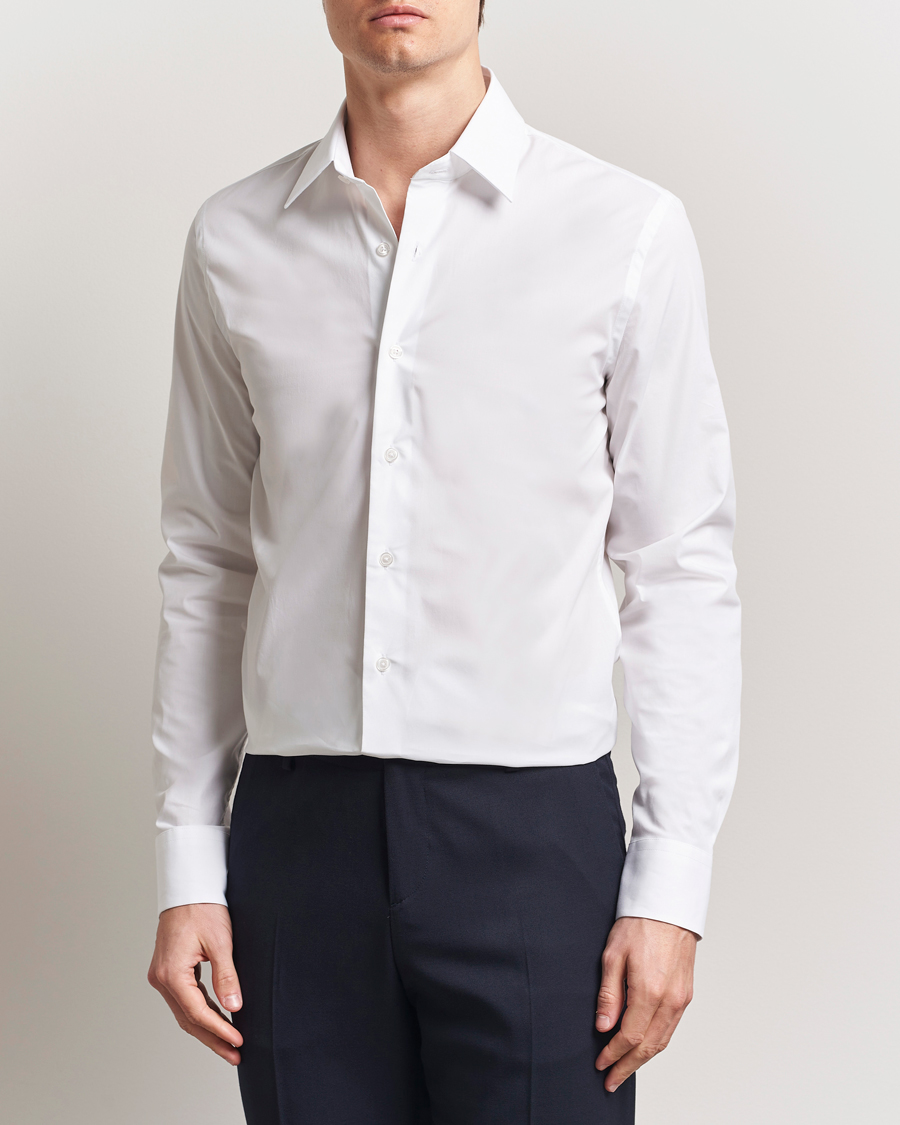 Herren | Hemden | Filippa K | Slim Cotton Stretch Shirt White