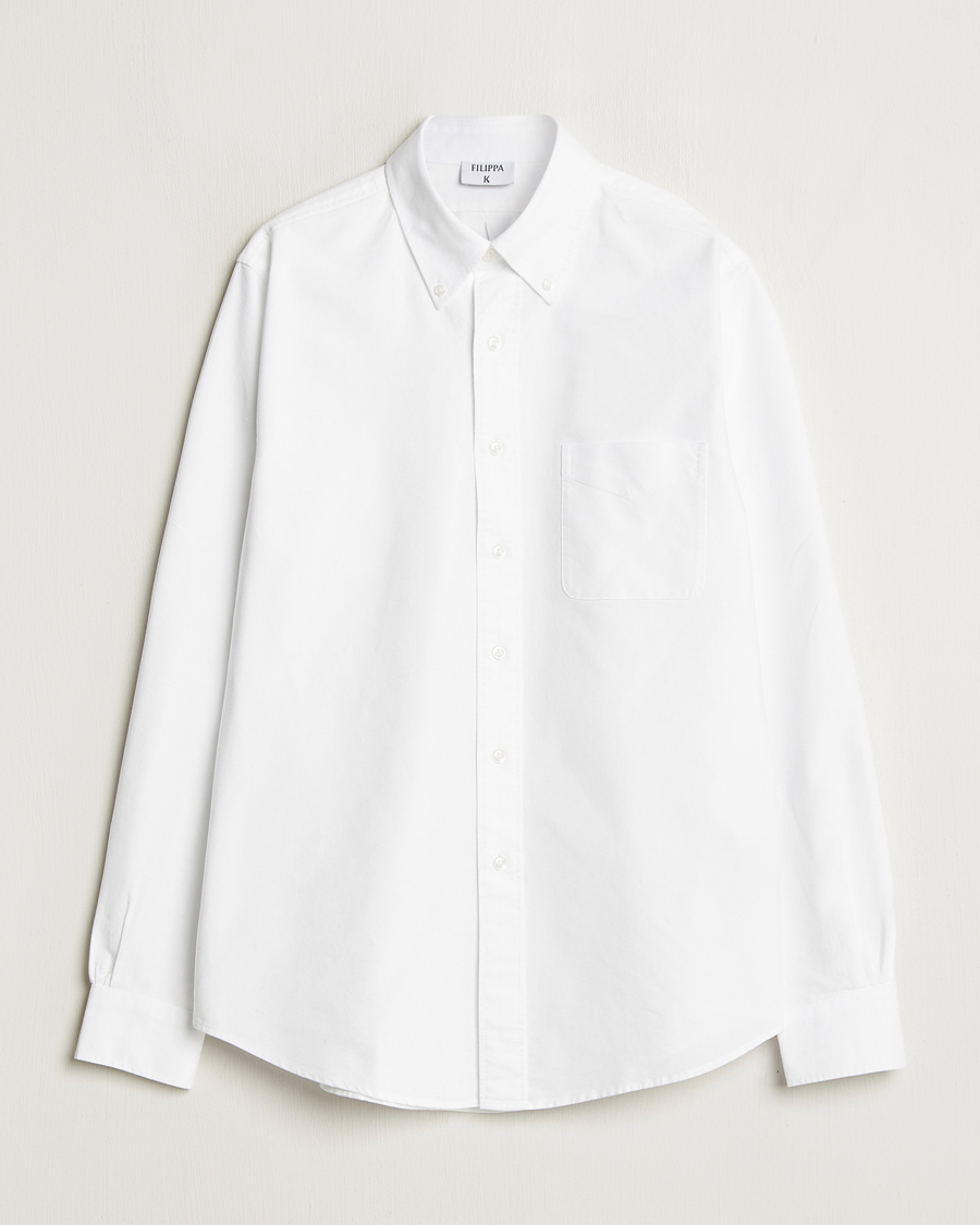 Herren | Hemden | Filippa K | Slim Oxford Shirt White