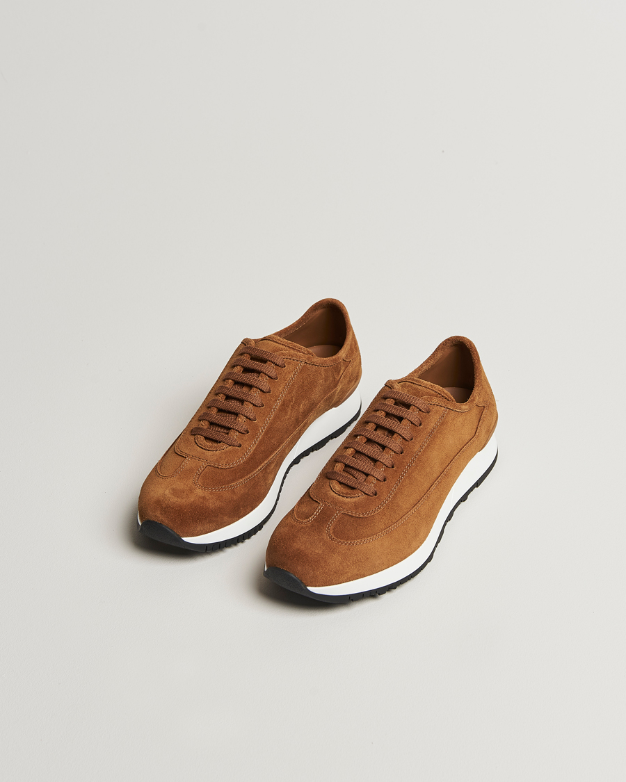 Herren | Sneaker | John Lobb | Foundry Luxury Running Sneakers Tobacco