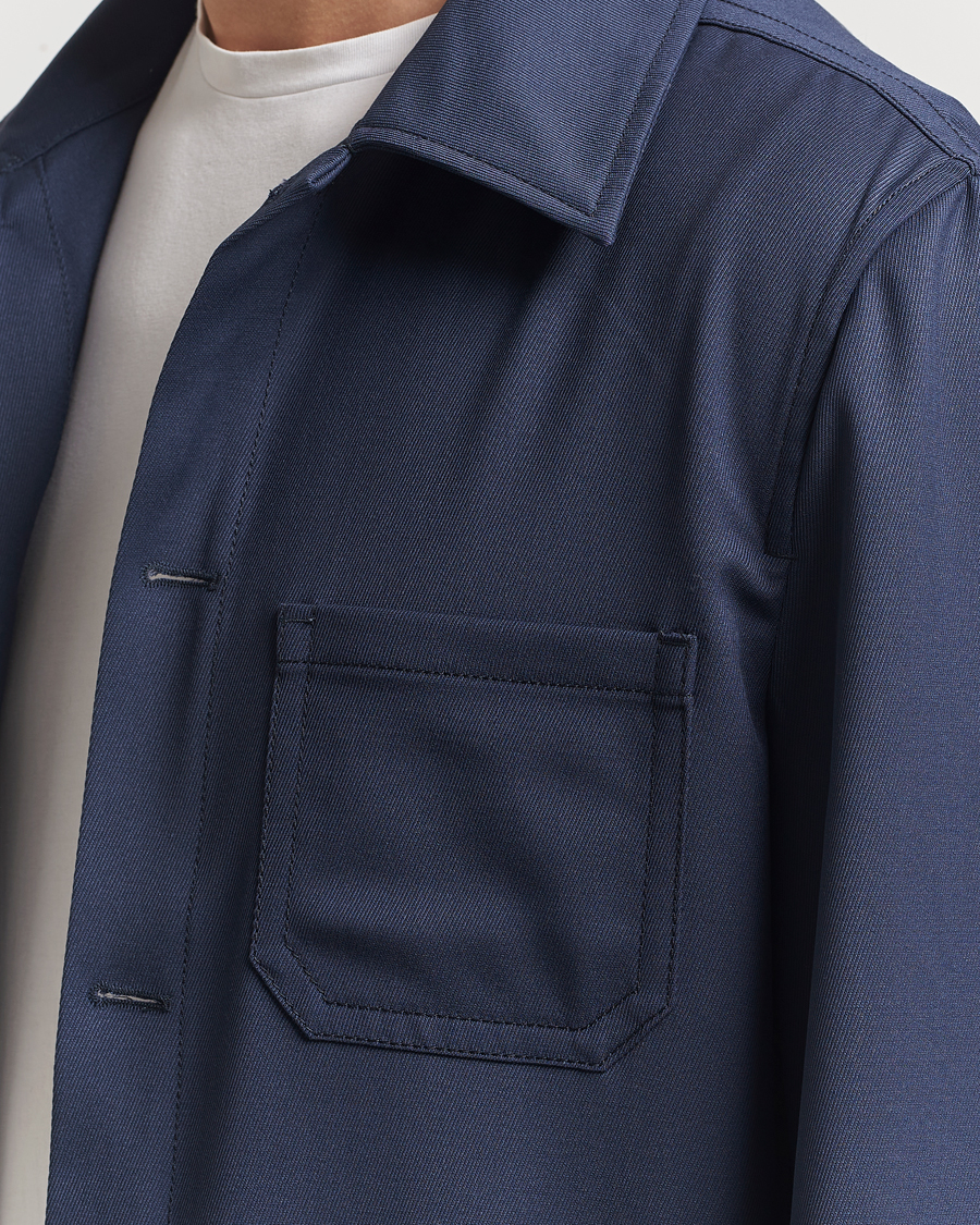 Herren | Business & Beyond | Filippa K | Work Shirt Jacket Dusk Blue