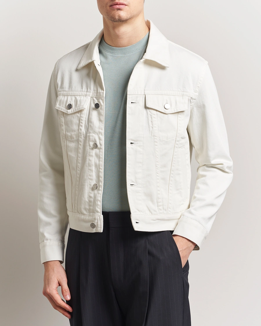 Herren | Jacken | Filippa K | Classic Jean Jacket Ecru Wash
