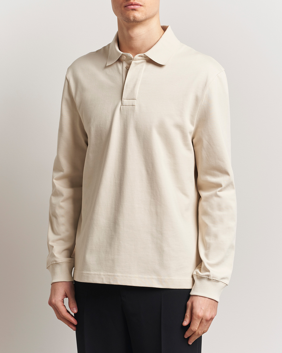 Herren | Pullover | Filippa K | Heavy Cotton Rugby Shirt Cream White