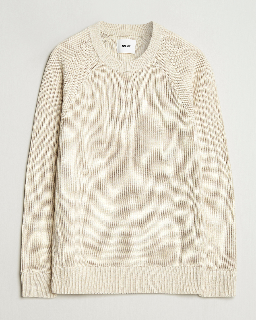 Herren | Pullover | NN07 | Jacobo Cotton Knitted Sweater Ivory