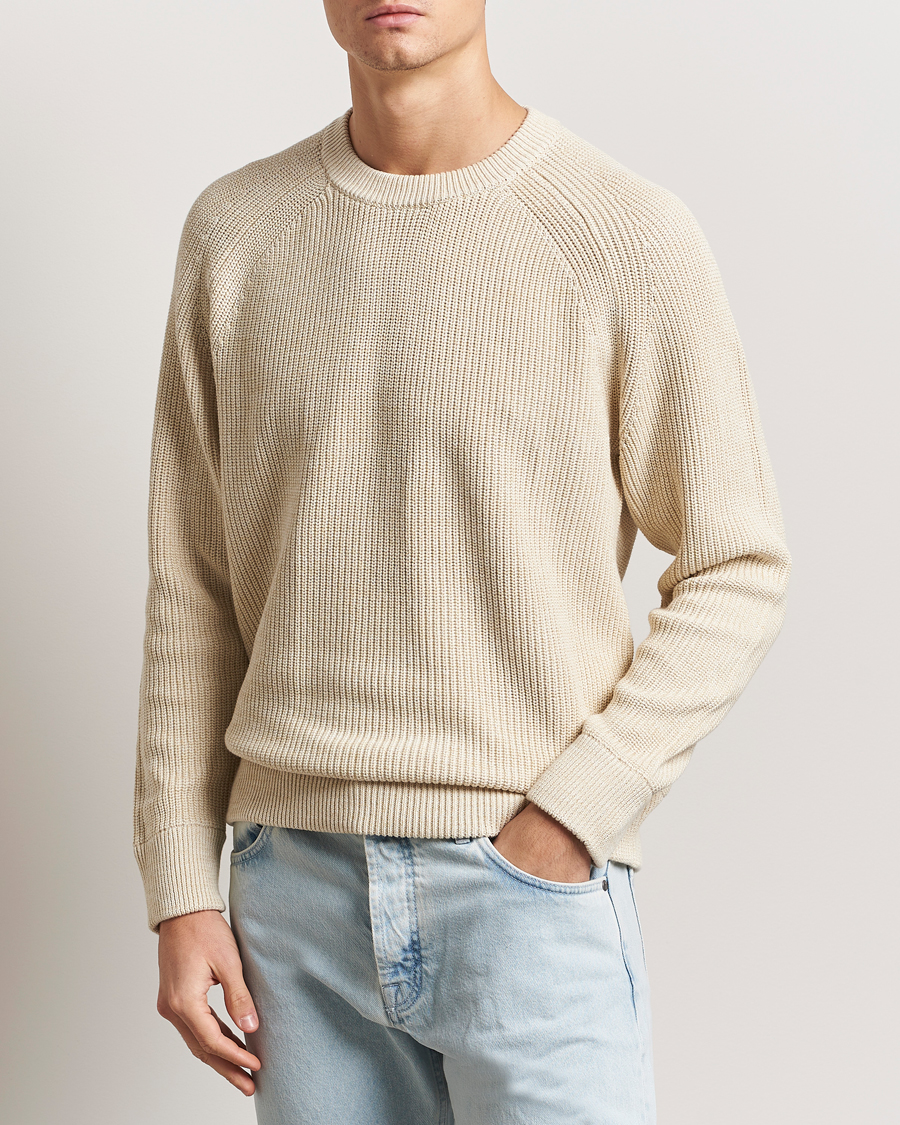 Herren | Pullover | NN07 | Jacobo Cotton Knitted Sweater Ivory