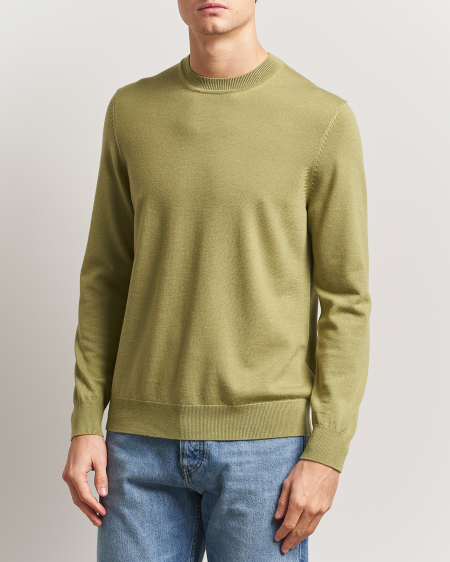 Herren | Pullover | NN07 | Ted Merino Crew Neck Pullover Evergreen