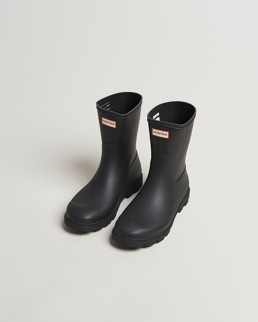 Herren | Galoschen & Gummistiefel | Hunter Boots | Downpour Short Boot Black