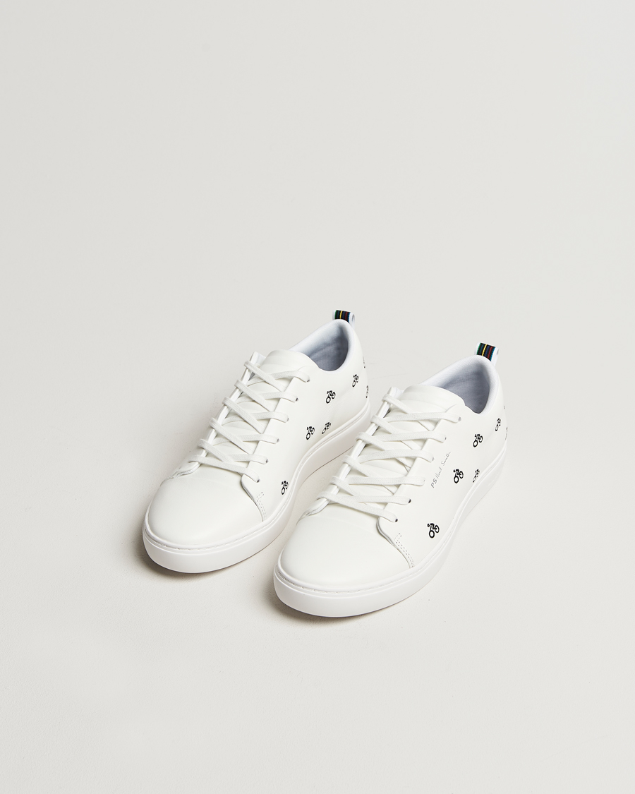 Herren | Sneaker | PS Paul Smith | Lee Cycle Embroidery Leather Sneaker White