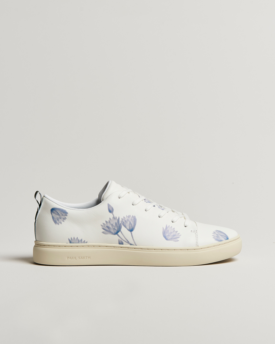Herren | Sneaker | PS Paul Smith | Lee Flower Print leather Sneaker White