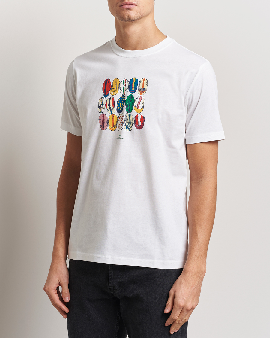 Herren | T-Shirts | PS Paul Smith | Casquettes Crew Neck T-Shirt White