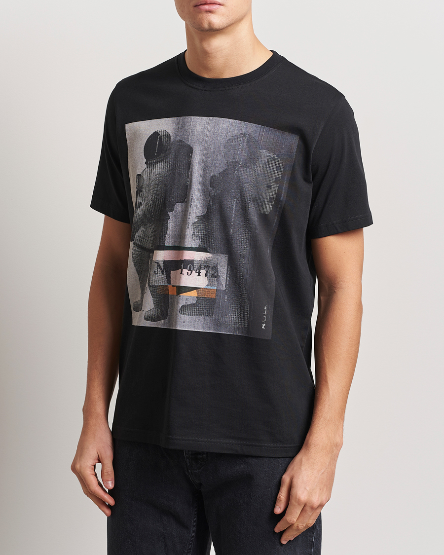 Herren | T-Shirts | PS Paul Smith | Astronaut Crew Neck T-Shirt Black