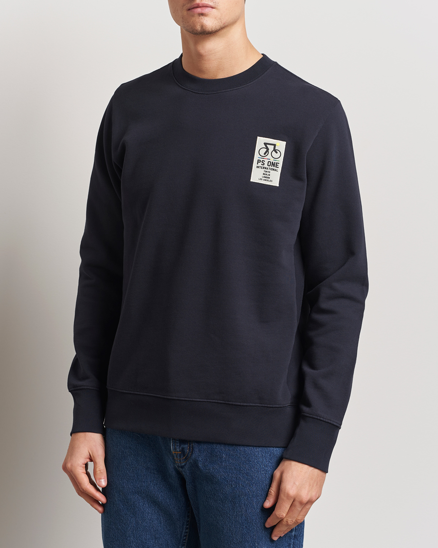 Herren | Pullover | PS Paul Smith | One Bike Crew Neck Sweatshirt Navy