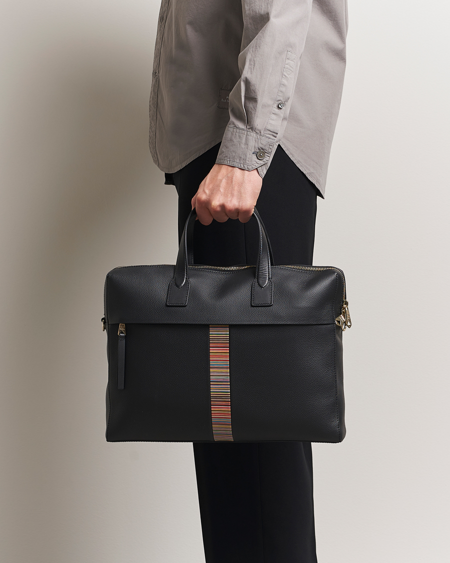 Herren | Taschen | Paul Smith | Signature Trim Briefcase Black