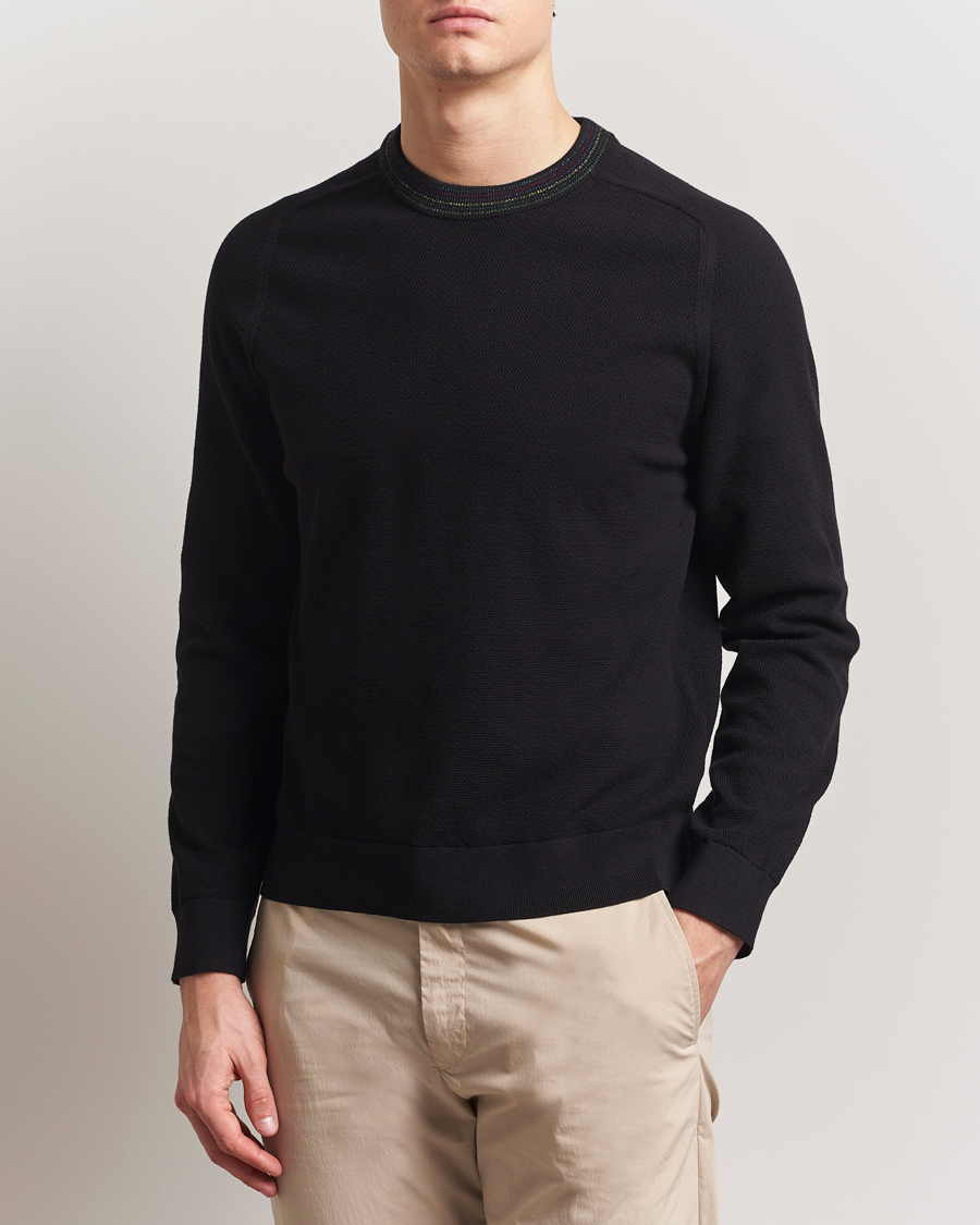 Herren | Pullover | PS Paul Smith | Cotton Knitted Sweater Black