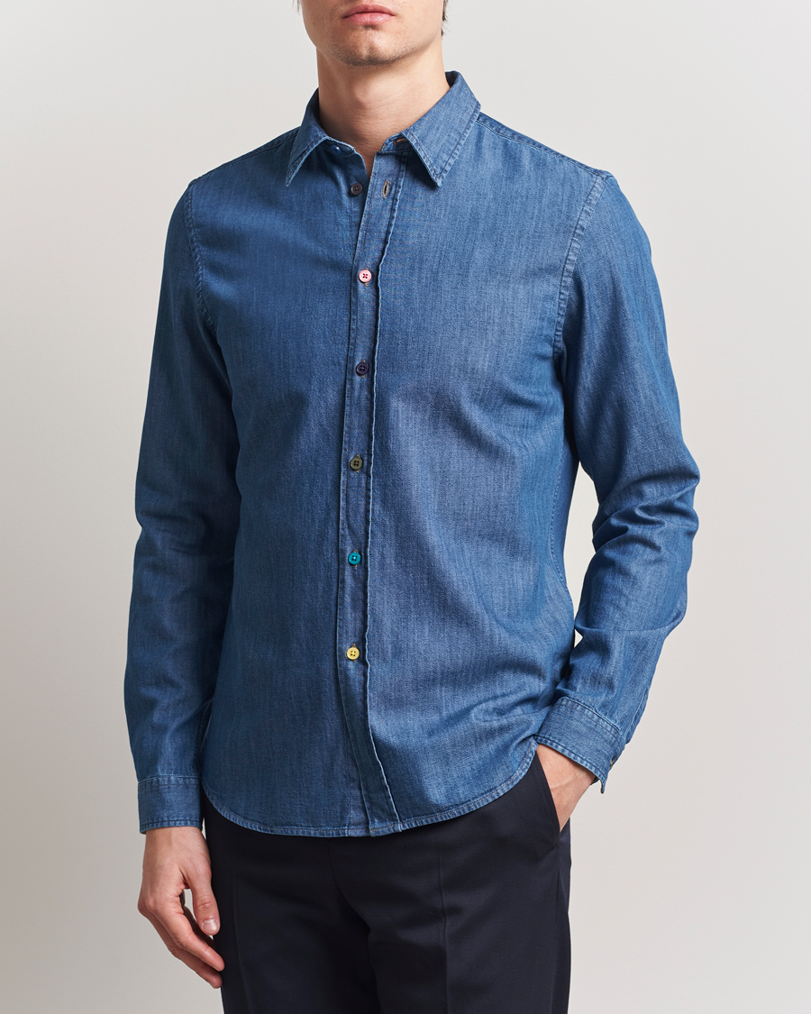 Herren | Hemden | PS Paul Smith | Tailored Fit Denim Shirt Blue