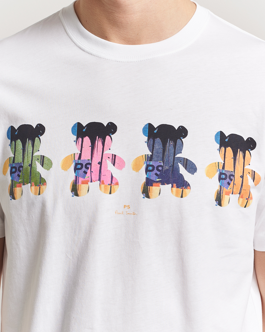 Herren | T-Shirts | PS Paul Smith | Teddy Printed T-Shirt White