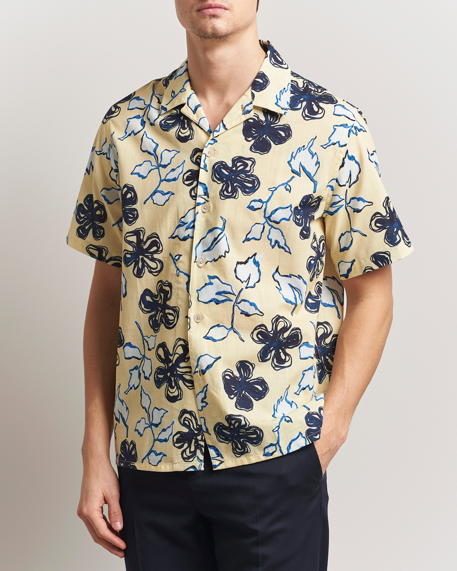 Herren | Hemden | PS Paul Smith | Floral Short Sleeve Shirt Yellow