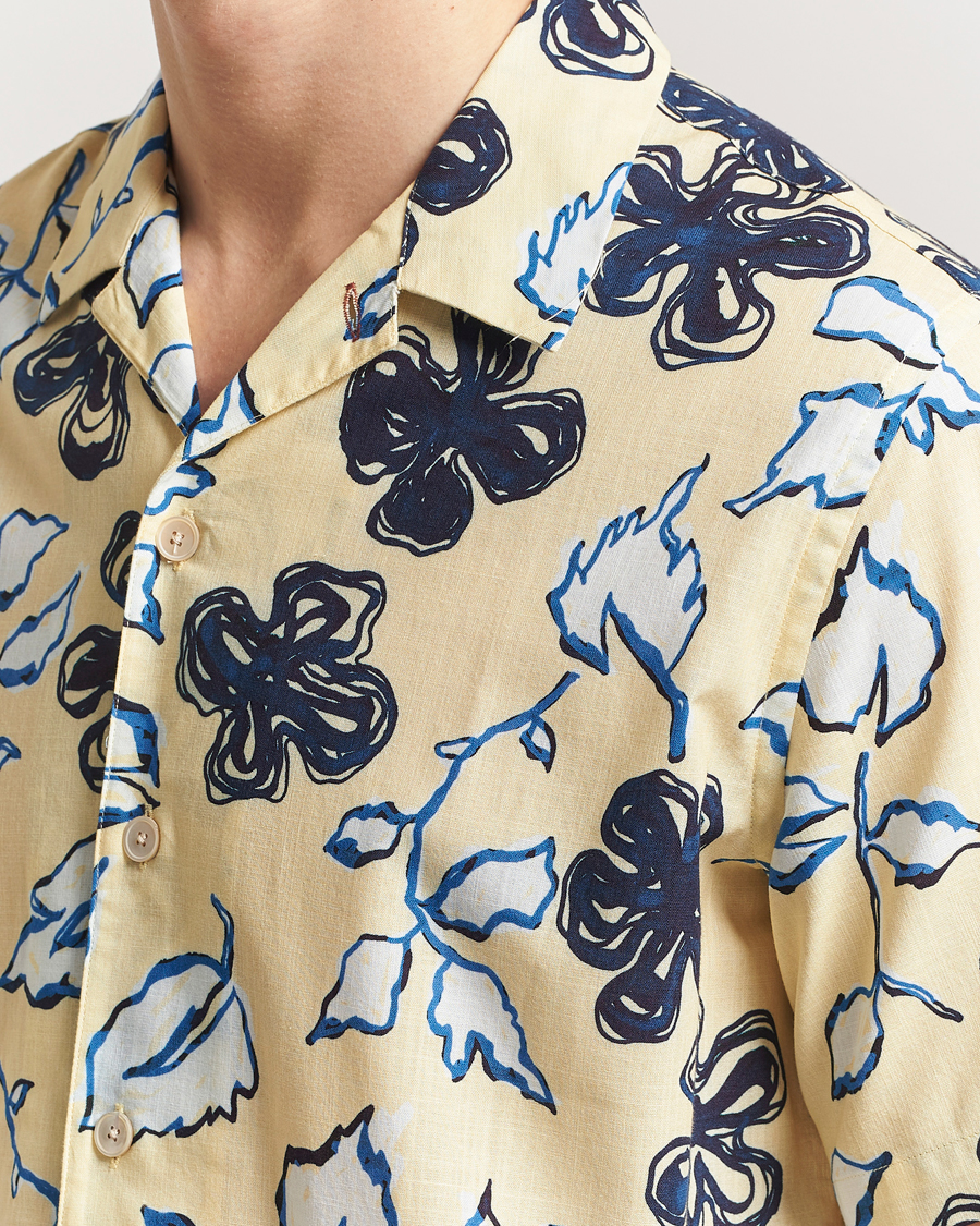 Herren | Hemden | PS Paul Smith | Floral Short Sleeve Shirt Yellow