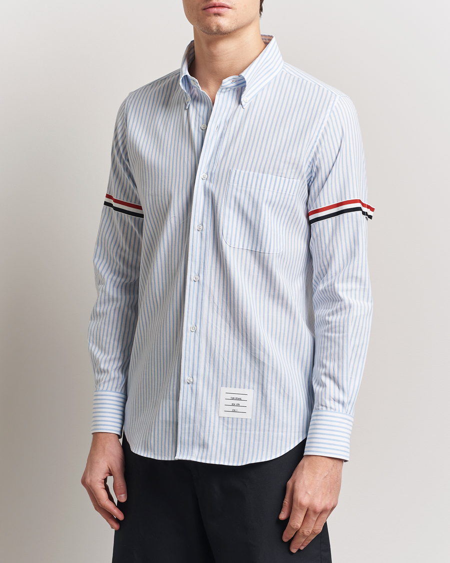 Herren | Hemden | Thom Browne | Uniform Stripe Cotton Shirt Light Blue