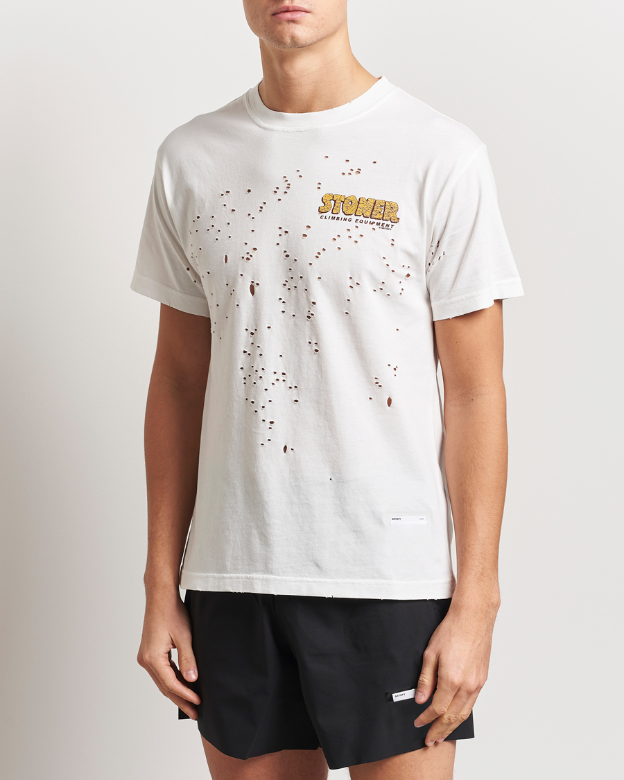 Herren | T-Shirts | Satisfy | Stoner MothTech T-Shirt Off White