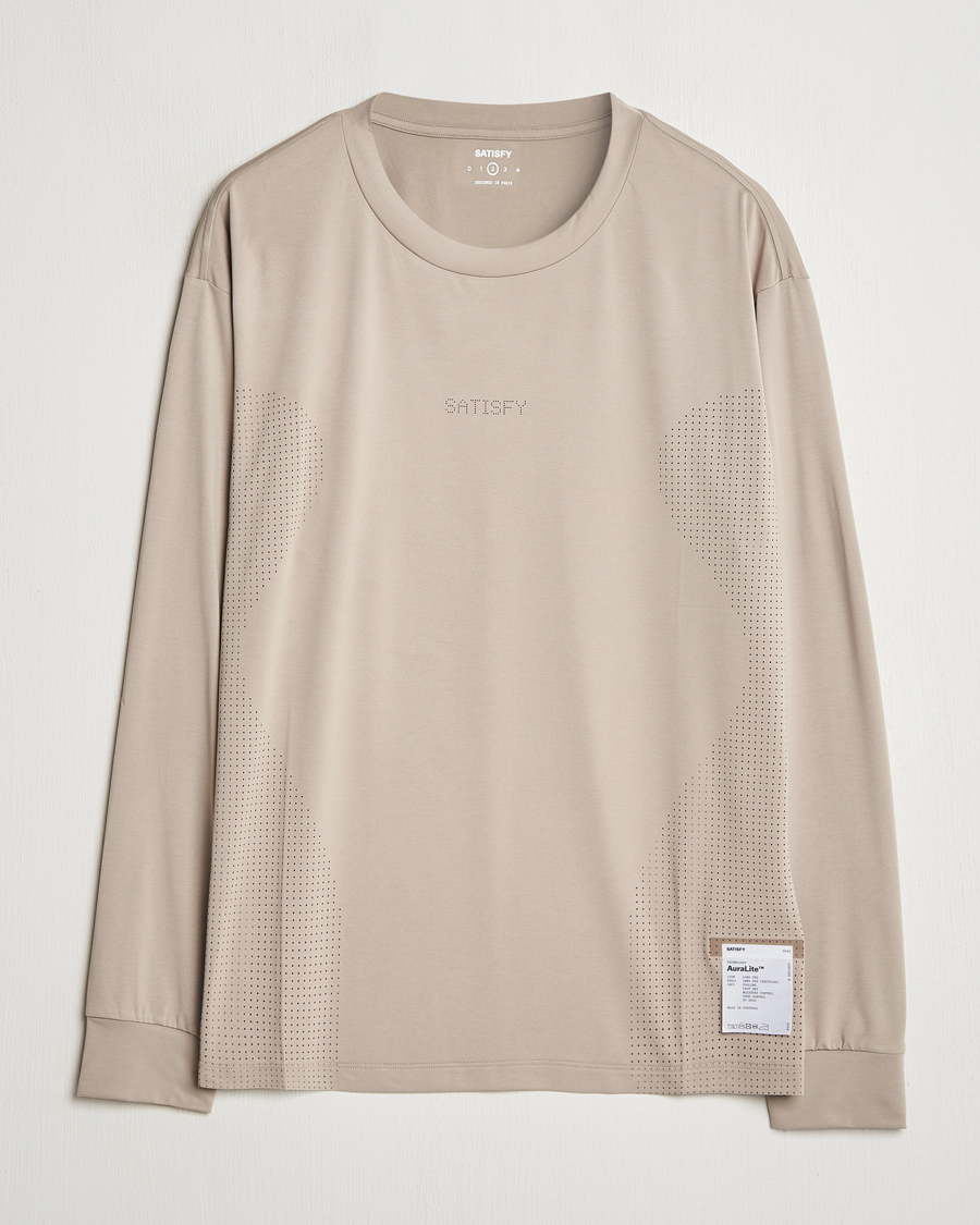 Herren | T-Shirts | Satisfy | AuraLite Air Long Sleeve T-Shirt Estaurilite