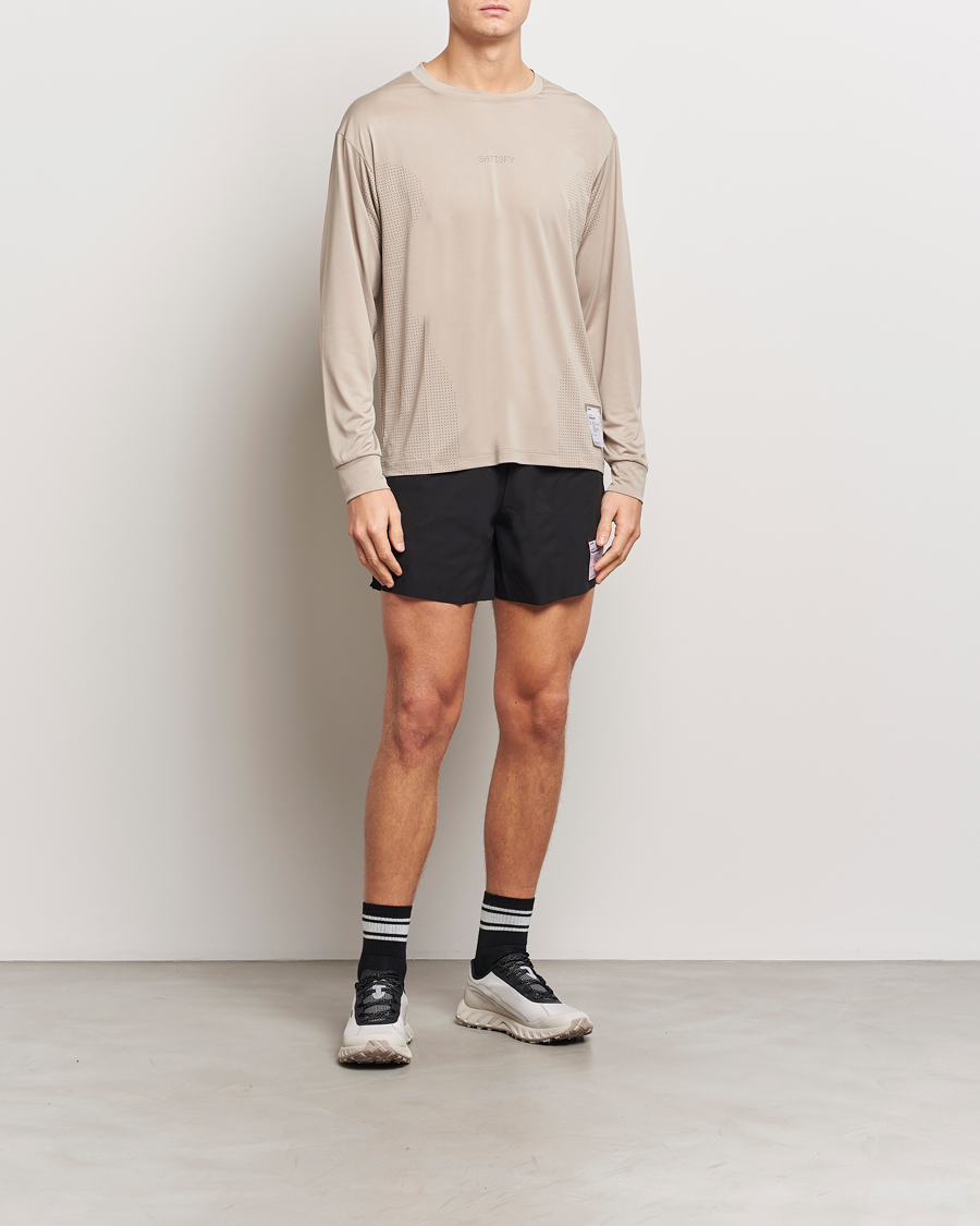 Herren | T-Shirts | Satisfy | AuraLite Air Long Sleeve T-Shirt Estaurilite