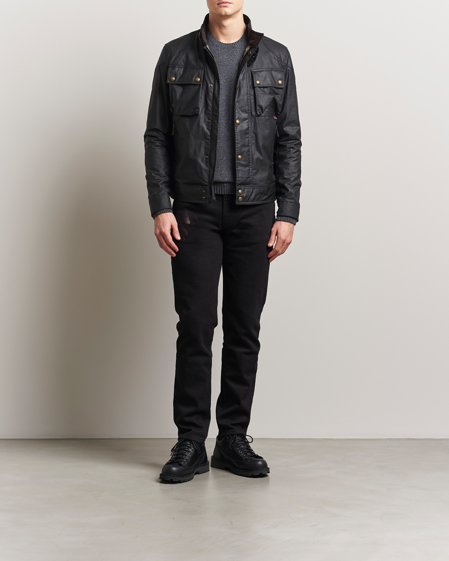Herren | Jacken | Belstaff | Racemaster Waxed Jacket Black