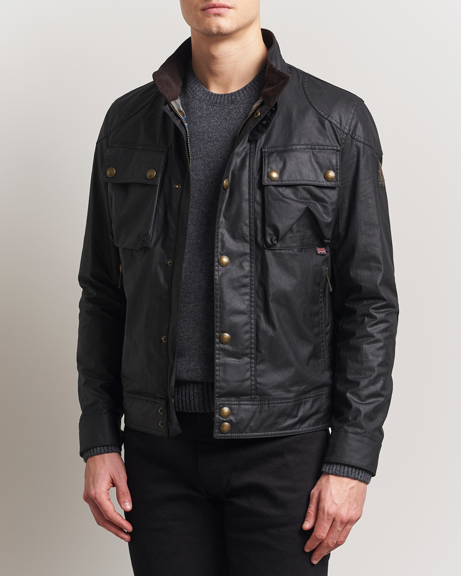 Herren | Jacken | Belstaff | Racemaster Waxed Jacket Black
