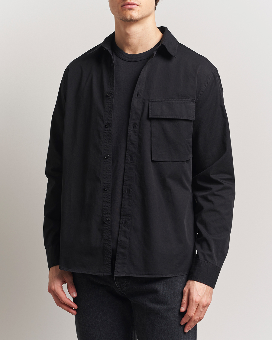 Herren | Hemden | Belstaff | Scale Cotton Pocket Shirt Black