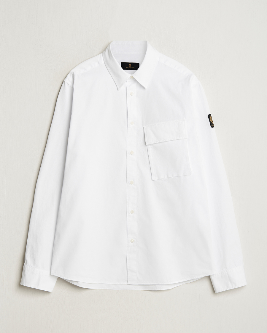 Herren | Hemden | Belstaff | Scale Cotton Pocket Shirt White