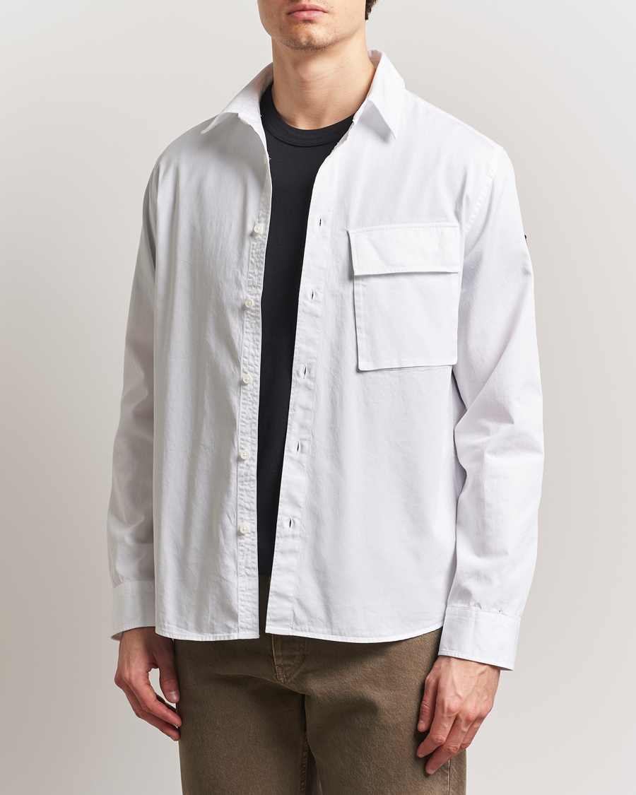 Herren | Hemden | Belstaff | Scale Cotton Pocket Shirt White